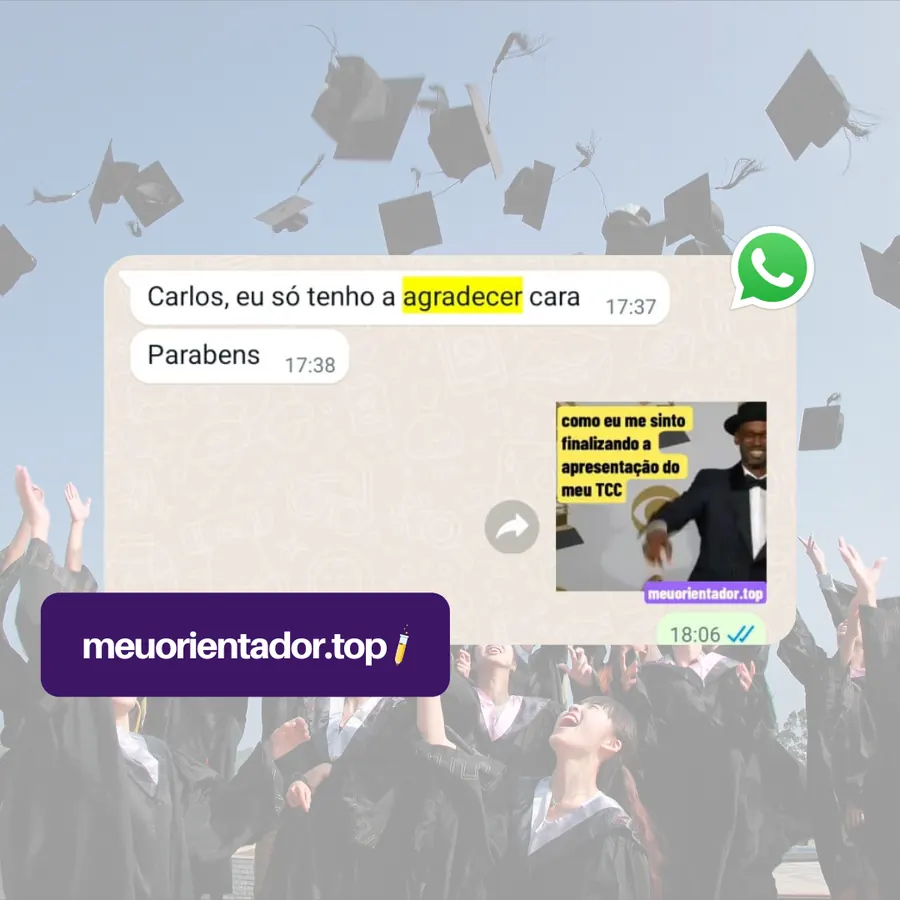 Print de aluno elogiando o atendimento